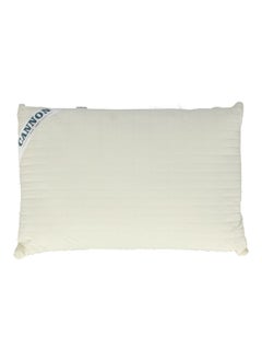 Cannon Soft-Fiber Filling Quilted Cotton Pillow Off-White 50 x 75 cm CN QPQ  - Image 2
