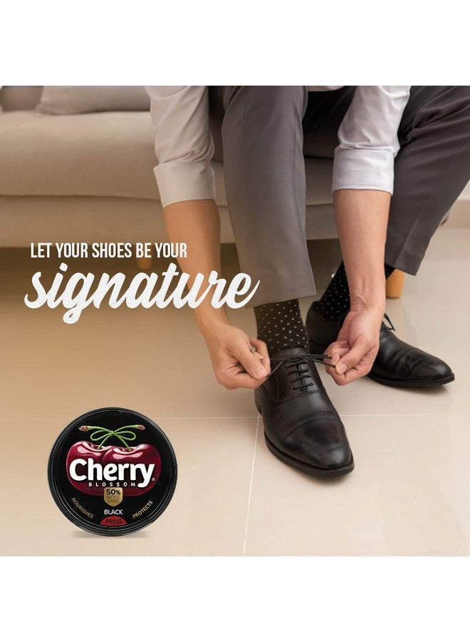 Cherry Blossom Wax Polish Black 40 gm (Pack of 3) - Image 5