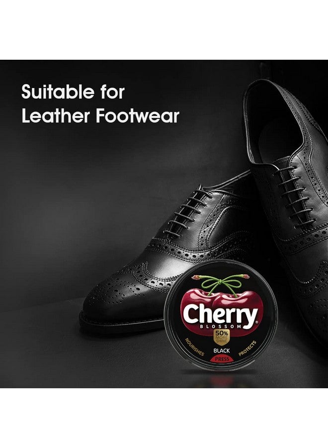 Cherry Blossom Wax Polish Black 40 gm (Pack of 3) - Image 4