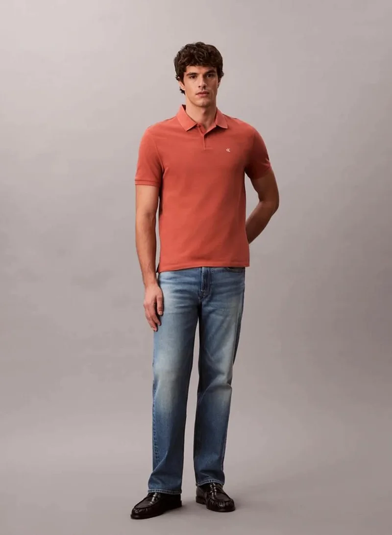 Calvin Klein  Cotton Piqué Polo Shirt for Men | Best Price UAE