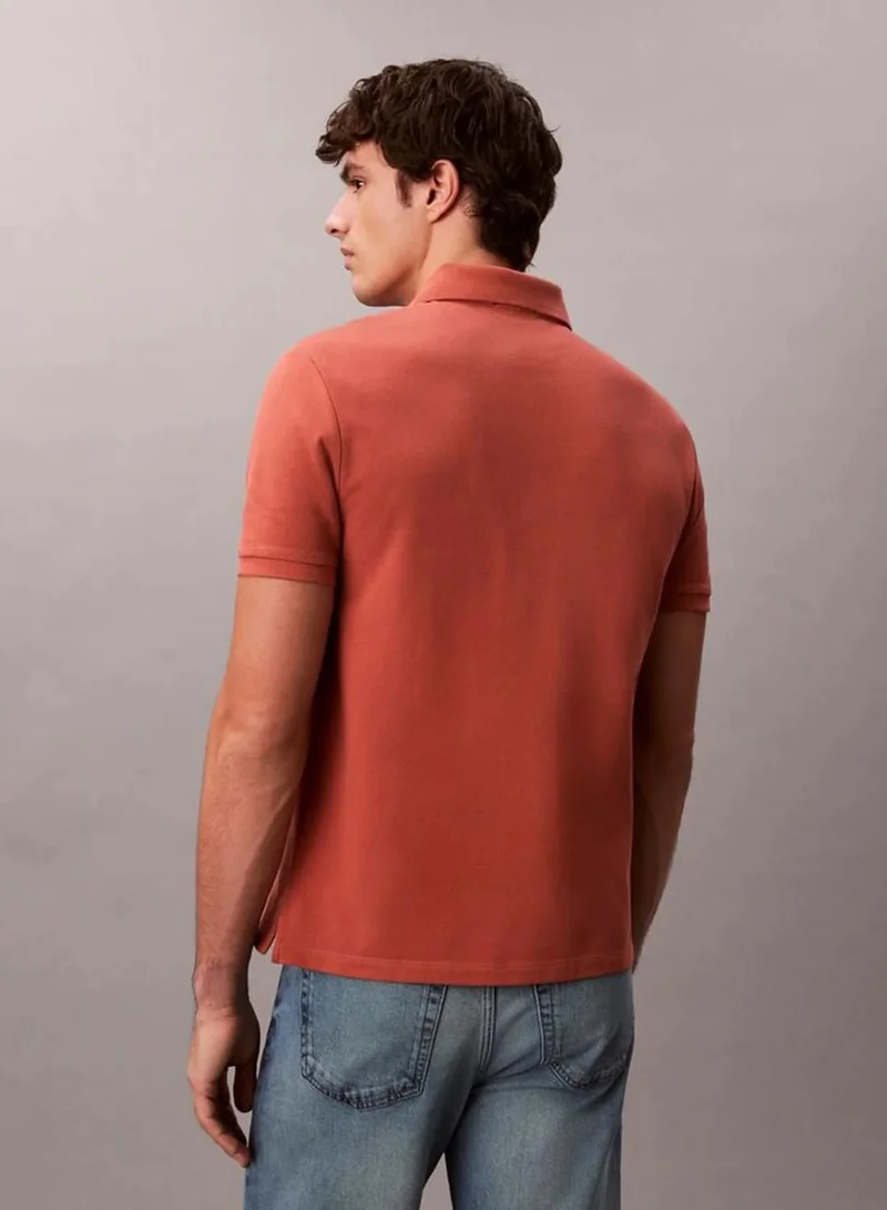 Calvin Klein  Cotton Piqué Polo Shirt for Men | Best Price UAE