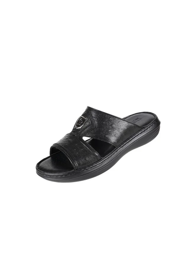 بارجيل أونو 008-3603 Barjeel Uno Mens Arabic Sandals 21410-60 Black