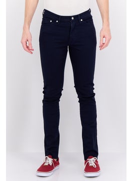 GANT Men Extra Slim Fit Solid Stretchable Jeans, Dark Blue  - Image 1