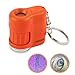 Carson MicroMini 20x Lighted Compact Pocket Microscope UV and LED Flashlight Orange MM280O - Image 3