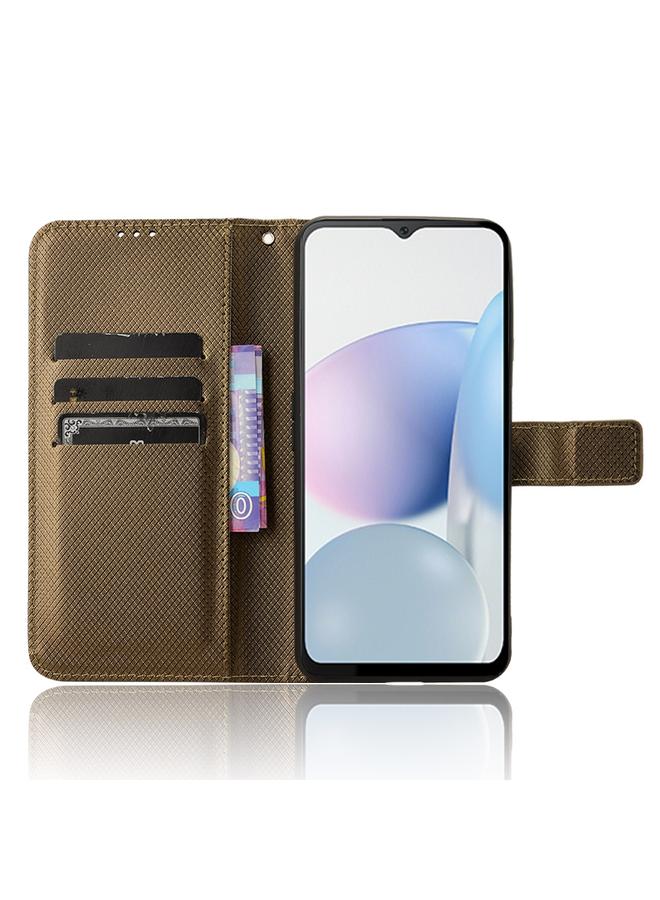 اس-توب جراب هاتف Cubot Note 50 مصنوع من الجلد بتصميم ماسي - Image 4