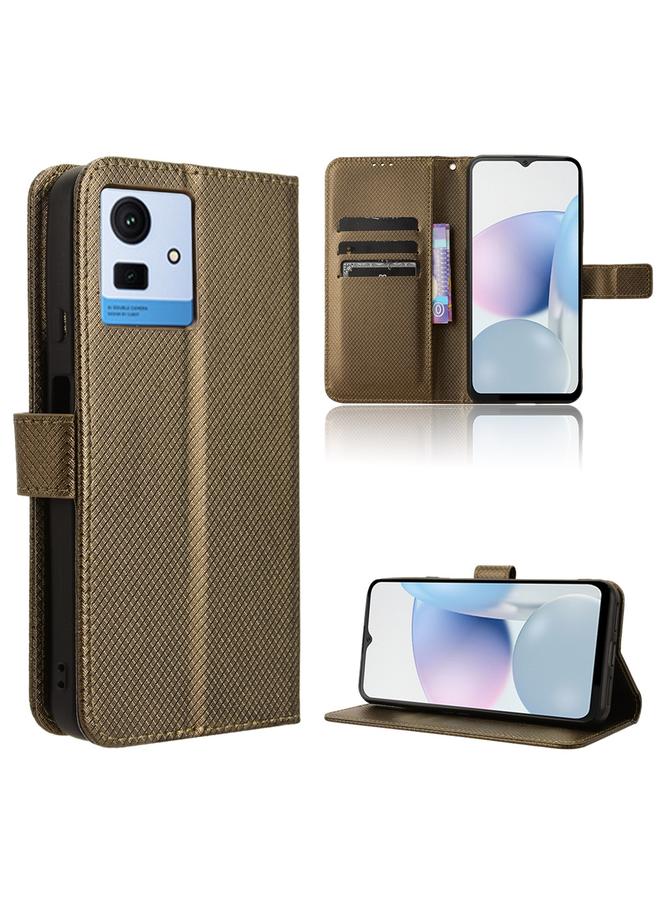 اس-توب جراب هاتف Cubot Note 50 مصنوع من الجلد بتصميم ماسي - Image 1