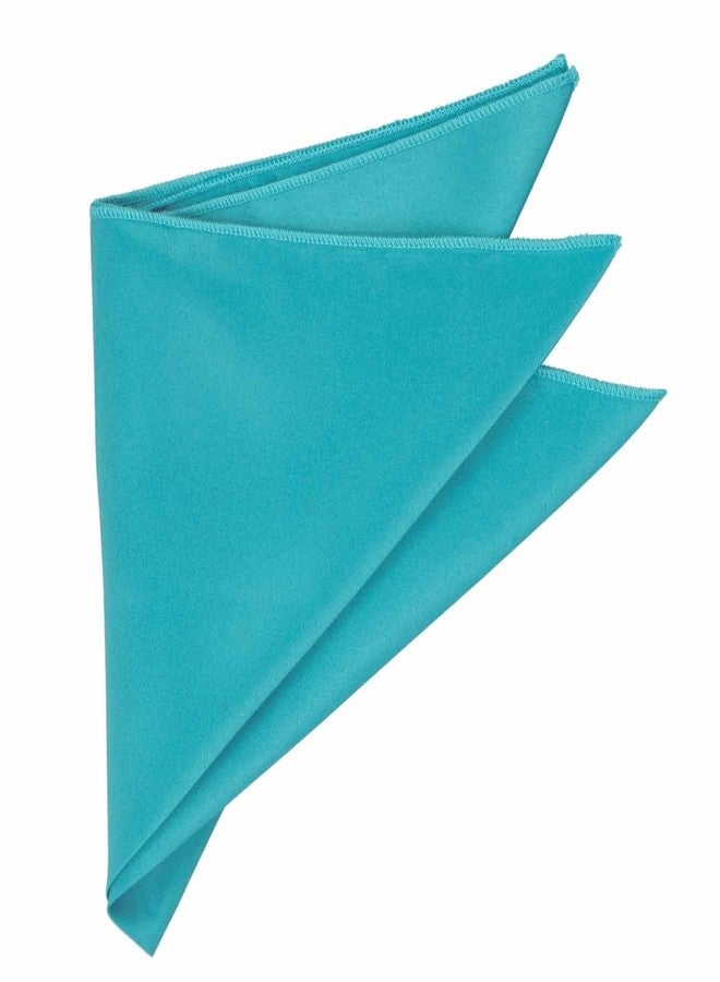 tiemart منديل جيب بلون الفيروز من تيمارت - Image 3