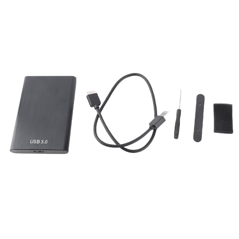External SSD Enclosure USB 3.0 2.5 Inch SATA 6Gbps Aluminum Alloy - Screw Fixed Design Hard Drive Case for 2TB HDD SSD - Image 1