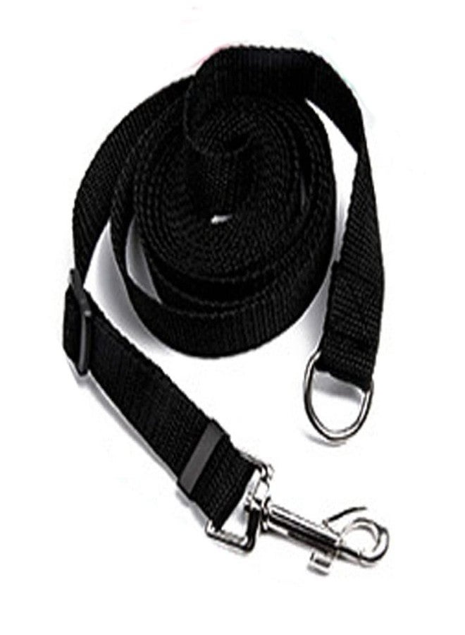 Drema Black Durable Nylon Dog Training Leash,Dog/Puppy Obedience Recall Training Agility Lead-10 ft 20 ft, Training Leash, Play, Safety, Camping,or Backyard (10ft) - Image 2