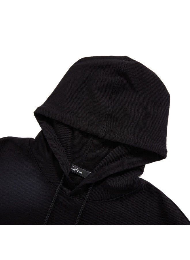 Cabbeen English Print Hooded Sweatshirt Men's Spring/autumn Loose Top Couple's Style Comfortable Casual - Image 4