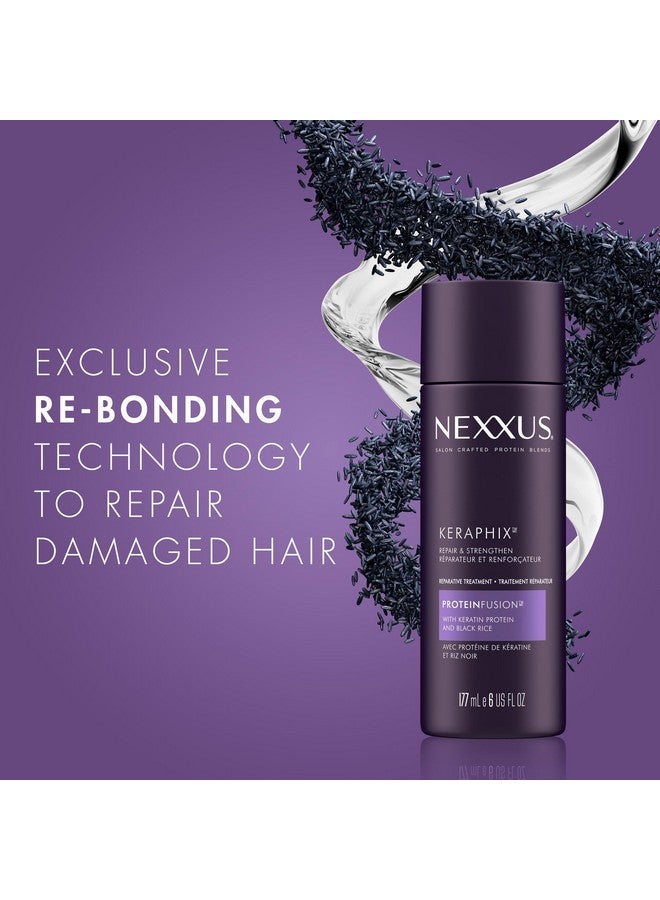 Nexxus Keraphix Damage Repair Pre-Wash Treatment Cream for Damaged Hair With Keratin Protein & Black Rice 6 oz - Image 5