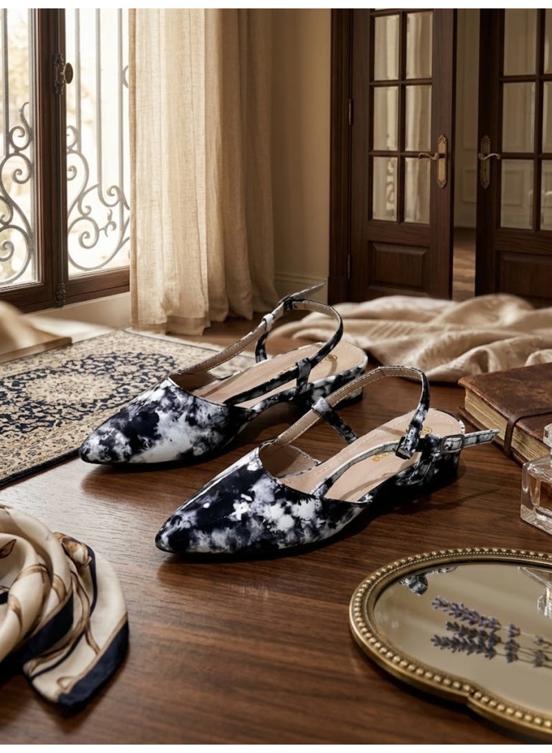 Trip Open-toe low-heeled shoe with ankle strap - Image 4