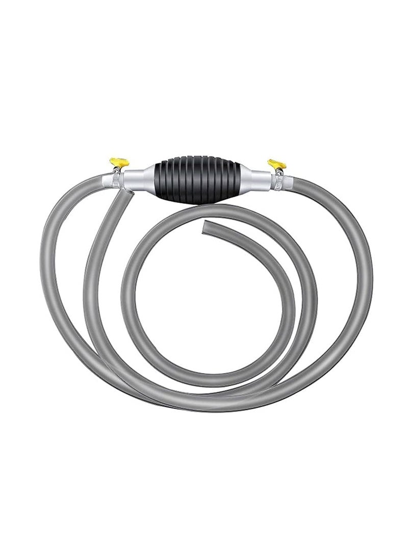 Drumstone Drumstone 2 Years Warranty Heavy Quality Nitrile Rubber Manual Hand Oil Pump for Kitchen Tin Cans Pumping Machine Automatic Bottle Fuel Transfer Siphon Hose with 2 Mtr Durable PVC Pipe  - Image 5
