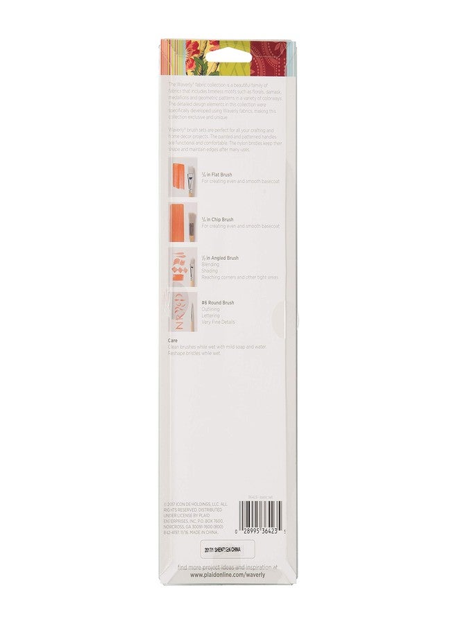 Plaid Basic Brushes, Green/Multicolor - Image 2