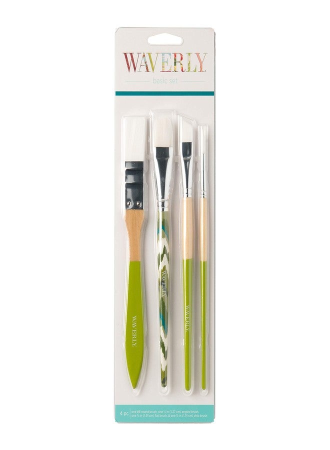Plaid Basic Brushes, Green/Multicolor - Image 1