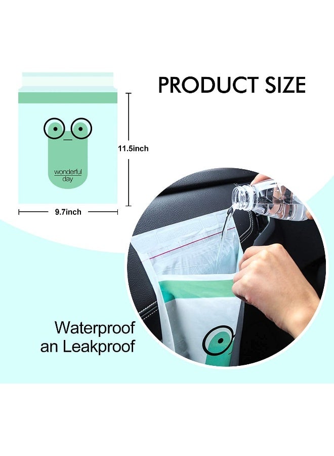 SKY-TOUCH Self Adhesive Trash Bags 45 Pcs, Waterproof Car Garbage Bag Disposable Trash Bags Leak Proof, Vomit Bags For Cars, Kitchens, Bedrooms, Study Rooms, Travel, Camping, Office - Image 4