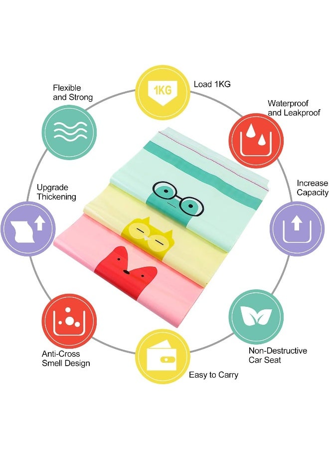 SKY-TOUCH Self Adhesive Trash Bags 45 Pcs, Waterproof Car Garbage Bag Disposable Trash Bags Leak Proof, Vomit Bags For Cars, Kitchens, Bedrooms, Study Rooms, Travel, Camping, Office - Image 3