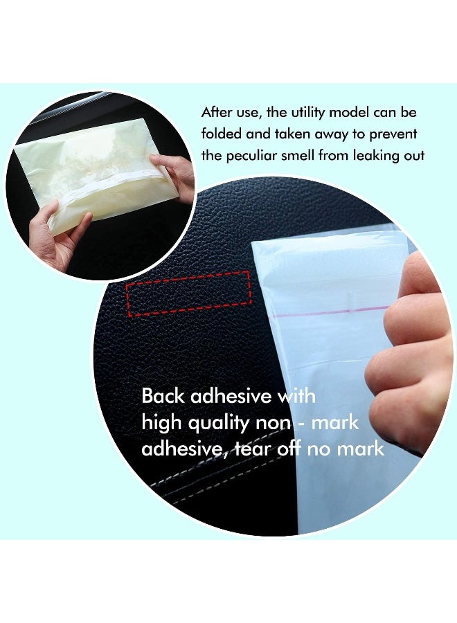 SKY-TOUCH Self Adhesive Trash Bags 45 Pcs, Waterproof Car Garbage Bag Disposable Trash Bags Leak Proof, Vomit Bags For Cars, Kitchens, Bedrooms, Study Rooms, Travel, Camping, Office - Image 5