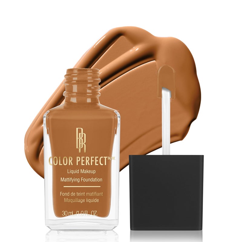 Black Radiance Color Perfect Liquid Full Coverage Foundation Makeup, Allspice, 1 Ounce - Image 1