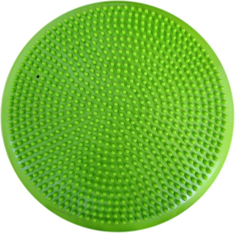 AppleRound Inflated Wobble Cushion with Hand Pump, Air Stability Board (Extra Thick), Core Balance Disc for Adults, Sensory Wiggle Seat for Kids, Flexible Seating for All Age, 13.5in 34cm Diameter - Image 2