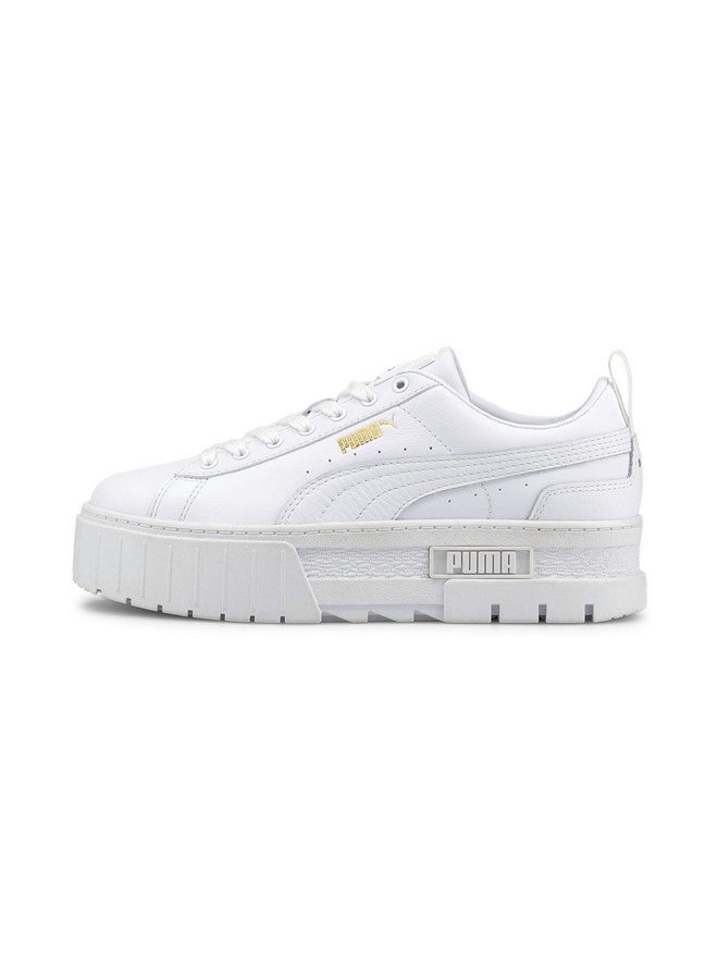 Puma Womens Mayze Classic Puma White Sneaker - 5 UK (38420901) - Image 1