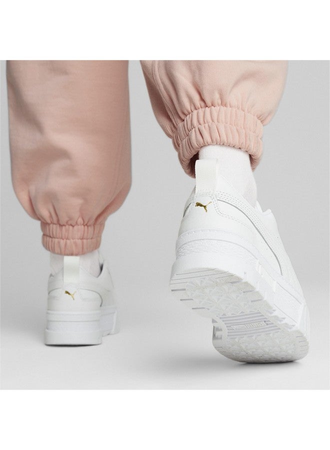 Puma Womens Mayze Classic Puma White Sneaker - 5 UK (38420901) - Image 2