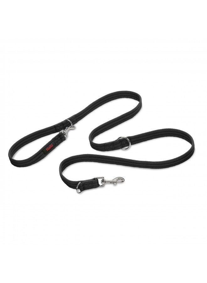 The Company of Animals Halti Training Lead For Dogs, Double Ended Dog Training Leash for Halti Head Collar and No Pull Harness, Black Training Leash for Medium Dogs and Large Dogs - Image 1