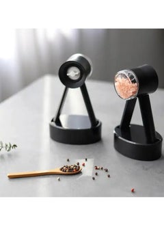 Salt and Pepper Ball Grinders Cute Shaped Salt and Pepper Grinder Set Black Premium