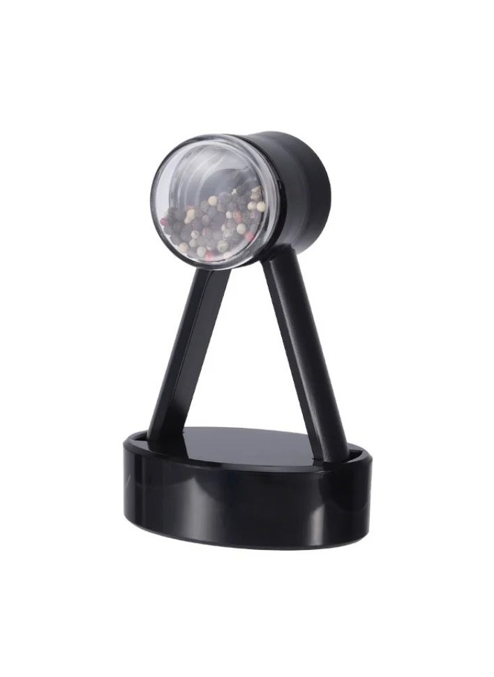 OQUERA - Salt and Pepper Ball Grinders Cute Shaped Salt and Pepper Grinder Set Black Premium - Image 1