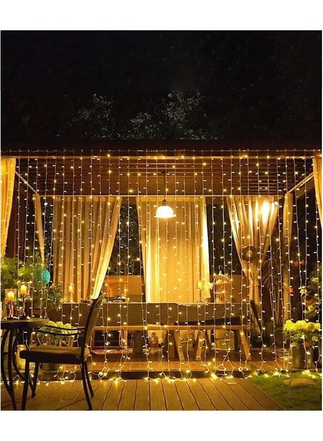 HOMESTAR Strings For Window Curtain Light White 3x3M - Image 2