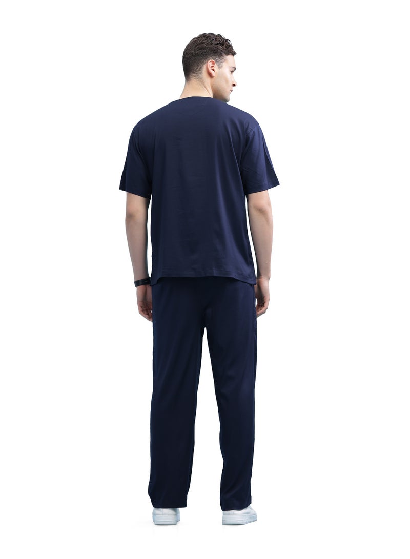 KNYA بدلة غوص رجالية من KNYA Ecoflex Lite Active | 5 جيوب | قابلة للتمدد في اتجاهين | للأطباء (مقاس 2XL، أزرق داكن) - Image 2