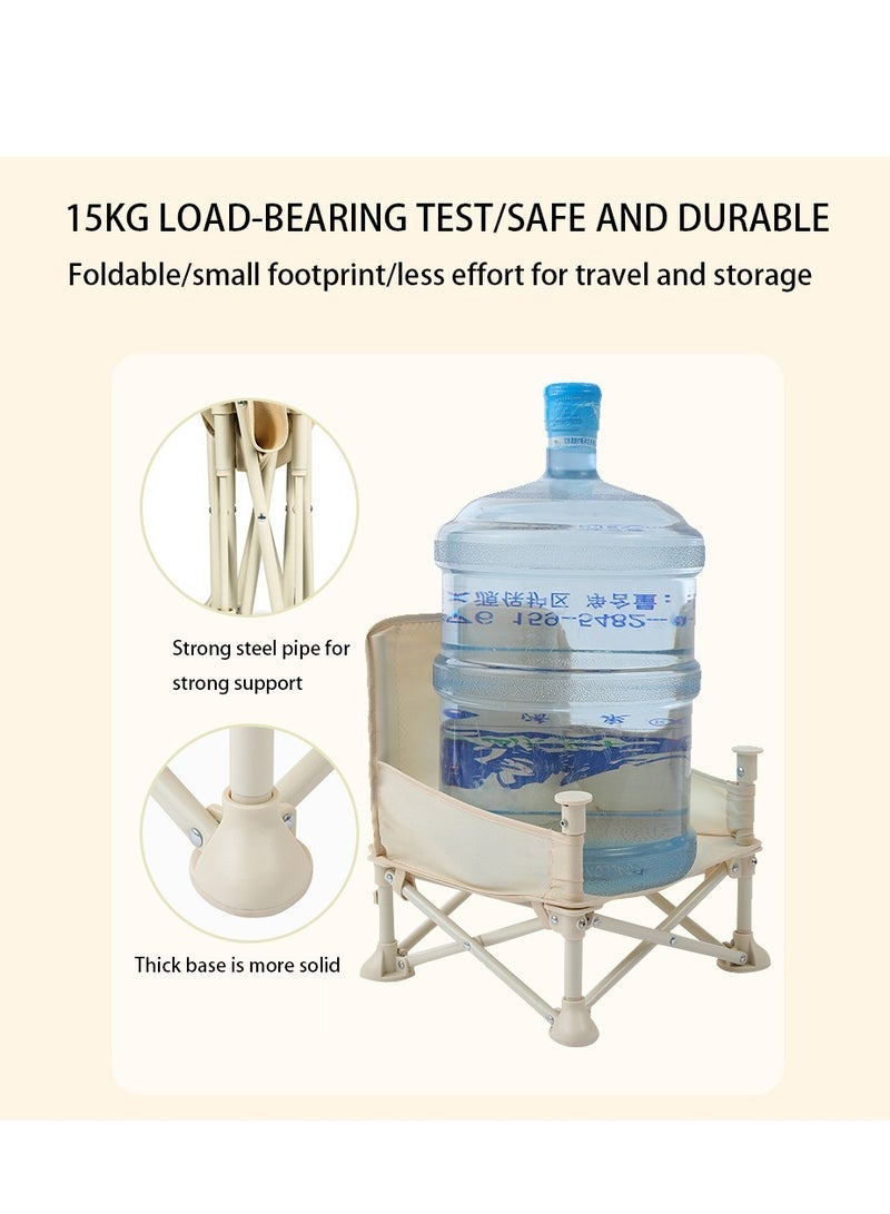 Gonice Infant Training Chair Safty Belt Picnic Chair Portable Fordable Training for Picnic(Standard Beige) - Image 5
