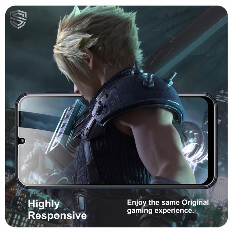 Skyddshield Military-Grade Gorilla Tempered Glass For Samsung Galaxy M34 and Samsung Galaxy A24 4G (6.5 Inch) With Installation Kit | Edge to Edge Coverage | Black - Image 5