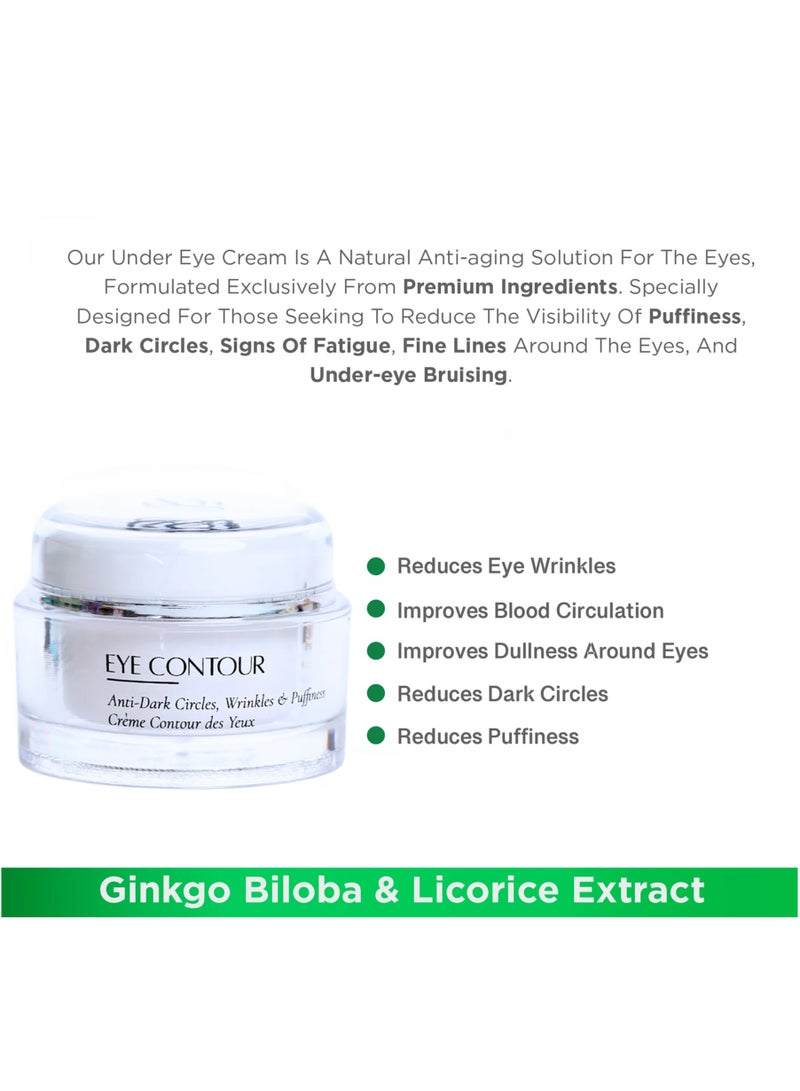 Solimar Paris Eye Contour Cream – Anti-Aging & Brightening Eye Treatment, 50ml - Image 2