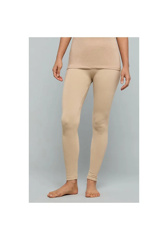 أر أند بي Ribbed Leggings With Elastic Waist