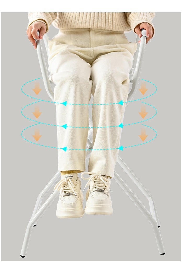 صحراء الواحة حوض استحمام قابل للطي للأطفال من 7 قطع مع حامل - حوض استحمام مع حامل، شاشة عرض درجة الحرارة، مقعد، غطاء استحمام، حوض استحمام للأطفال، مغرفة ماء. مناسب للاستحمام - من الولادة وحتى 8 سنوات - هدية للأطفال - Image 4