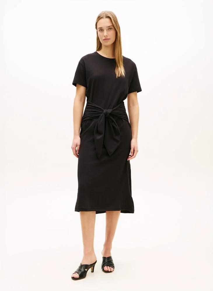 Casual Co Slub Knot Midi Drs