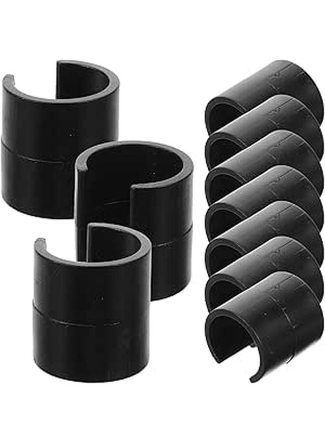 Windproof Garden Flag Clips And Stoppers 10pcs Plastic Banner Fixing Clamps For Outdoor Flagpole - Image 1