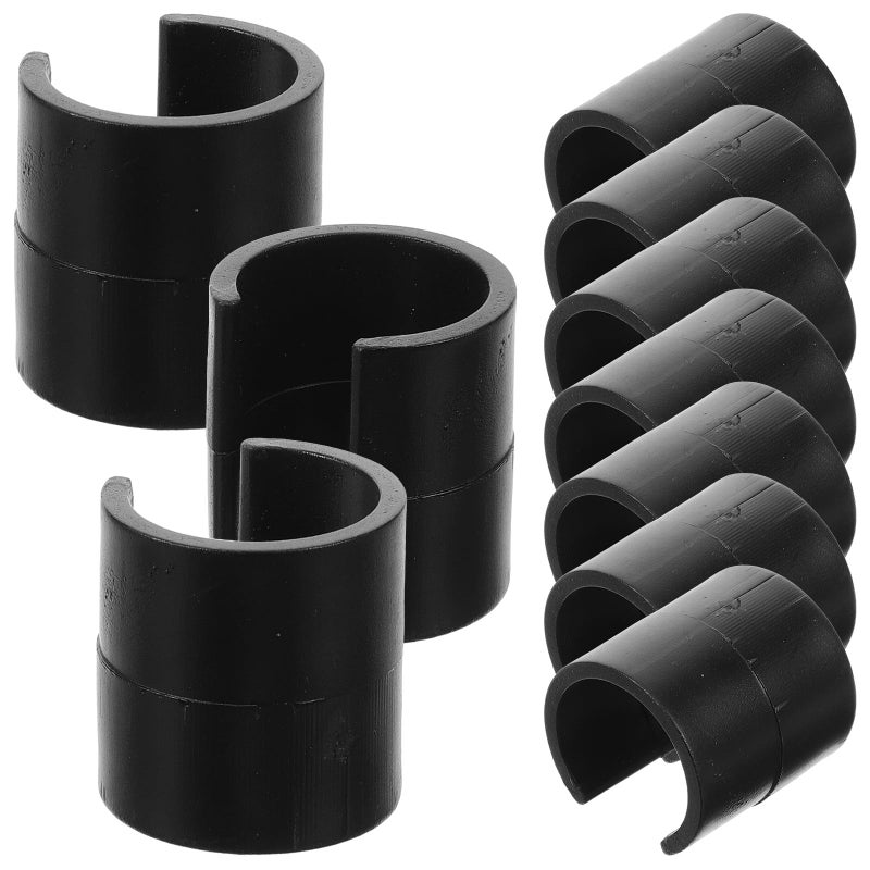 Windproof Garden Flag Clips And Stoppers 10pcs Plastic Banner Fixing Clamps For Outdoor Flagpole - Image 2