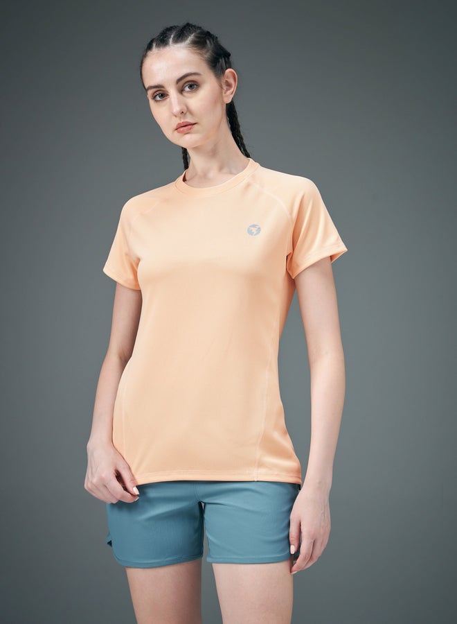 تكنوسبورت تيشيرت نسائي بأكمام راجلان سادة بقصة عادية - Image 3