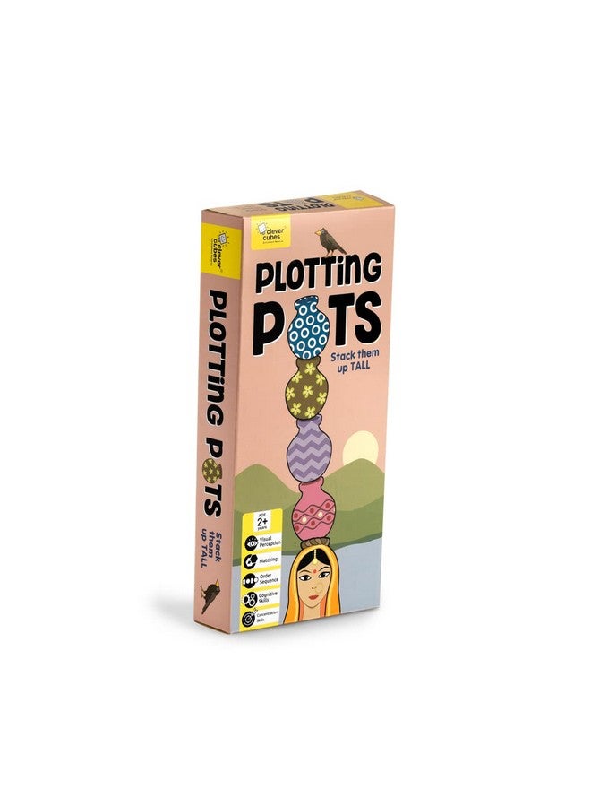 Clever Cubes Plotting POTS, Educational Games, Activity Games, Perfect for Birthday Gifts - Image 1