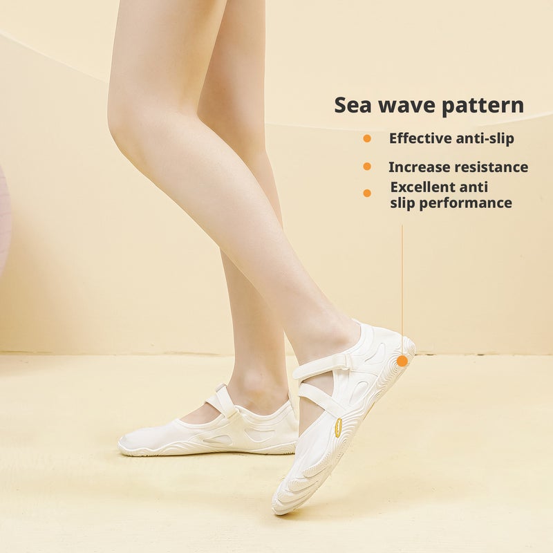Gelensha Strappy Five-Toe Shoes for Women, Non-Slip Breathable Soft Sole Yoga Shoes for Men, Jump Rope, Lightweight Cross Training Shoes, Dance Shoes - Image 2