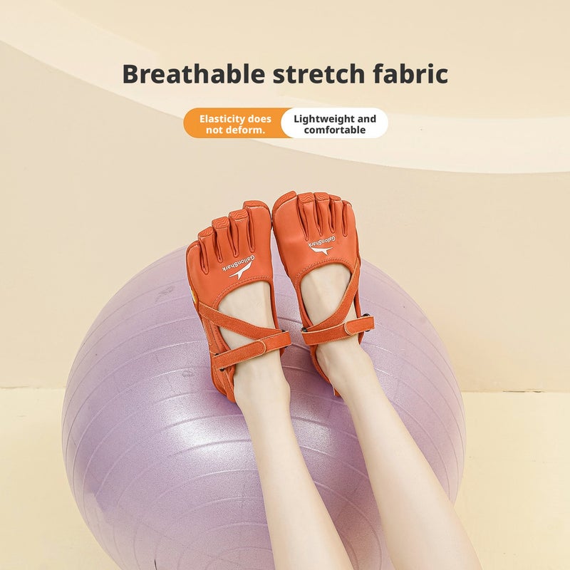 Gelensha Strappy Five-Toe Shoes for Women, Non-Slip Breathable Soft Sole Yoga Shoes for Men, Jump Rope, Lightweight Cross Training Shoes, Dance Shoes - Image 3