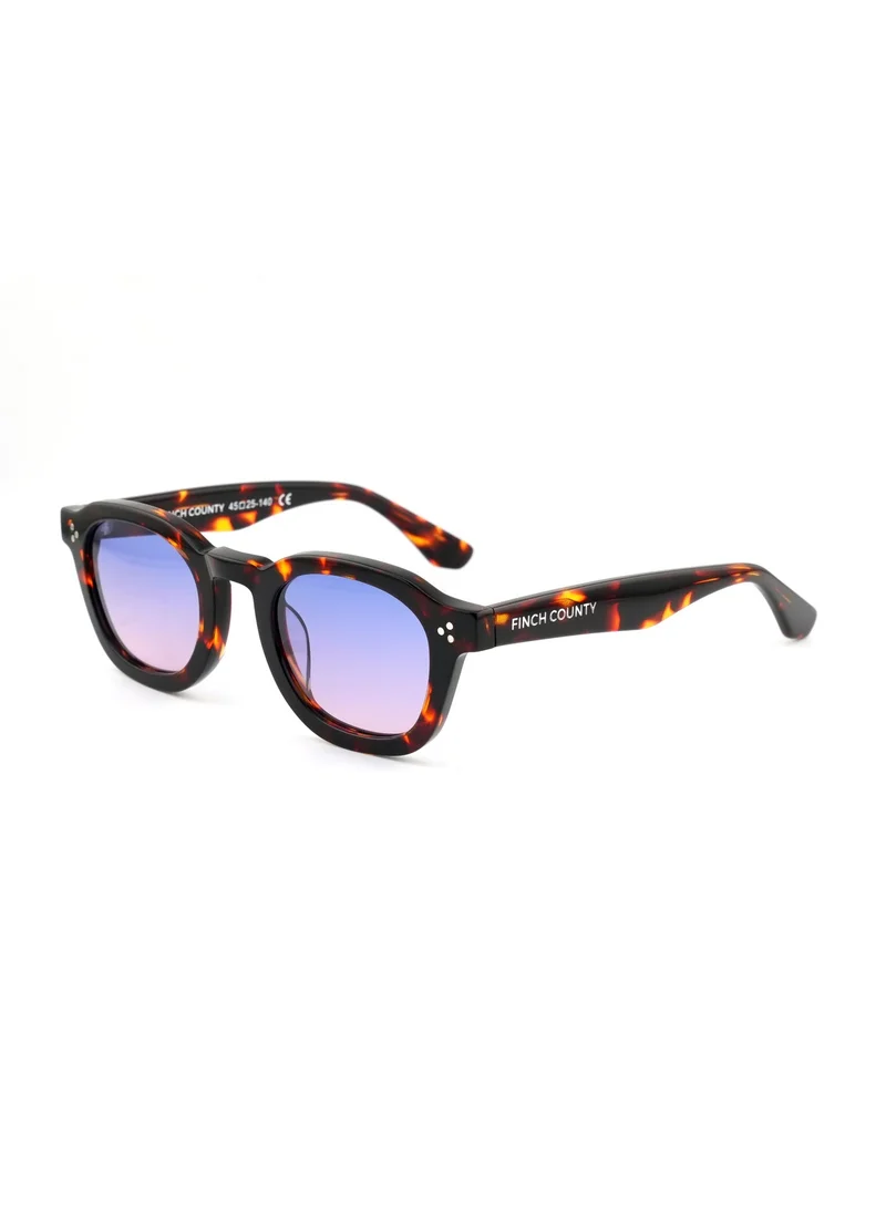 Finch County COLUMBUS - MEN & WOMEN SUNGLASSES HAVANA UV-400 PROTECTED PANTO STYLE