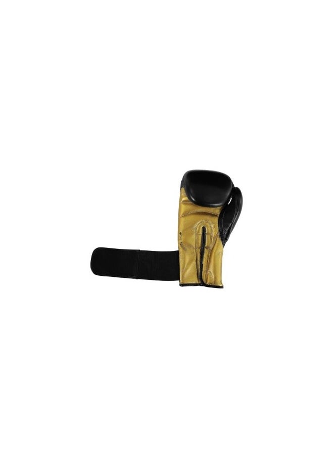 Adidas Boxing Gloves Hybrid-50  Color: Black/Gold  Size: 8 Oz  - Image 2