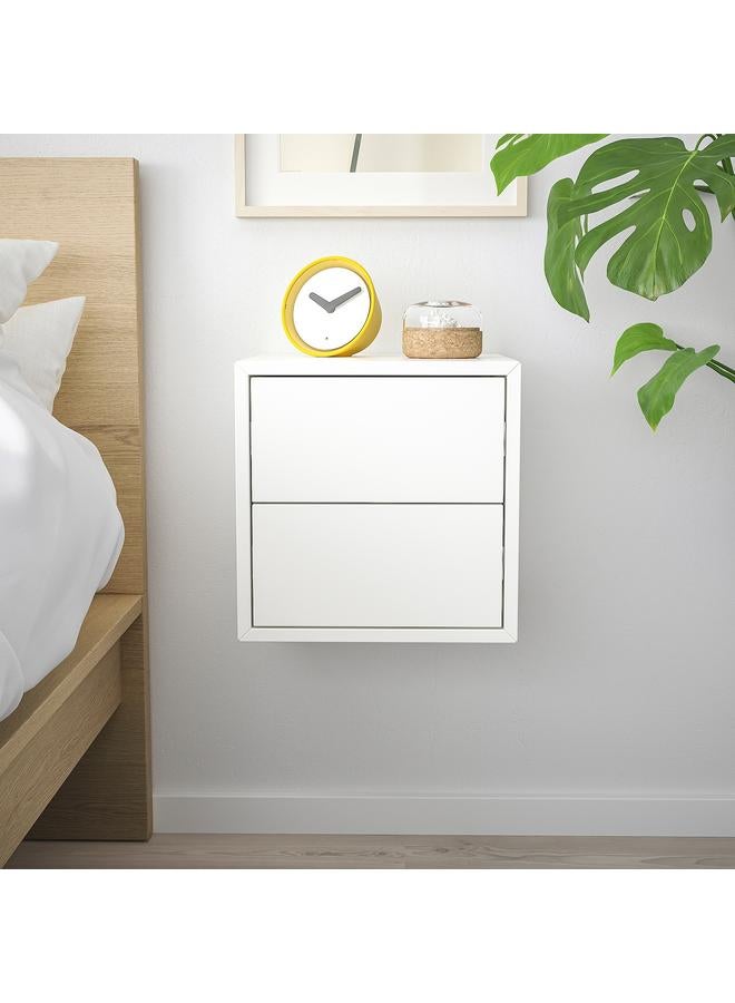 زبون خزانة حائط ذات درجين، أبيض، 35X35X35 سم - Image 3