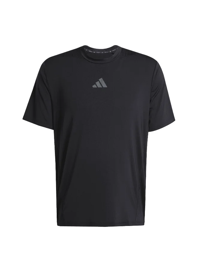Adidas Adidas D4T Int. Tee Black Training T-Shirts For Men Xs