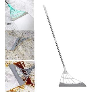 VAJIN Household Adjustable Silicone Mop Wiper Multifunction Soft Rubber Magic Broom Wiping Sweeper Squeegee Floor Cleaner Glass and Flush Wiper Windows Scraper - Image 1
