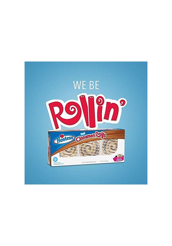 Hostess Danish Snack Cakes (Iced Cinnamon Rolls) - Image 2