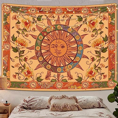 Kanuyee Blacklight Skull Tapestry Wall Hanging Tapestry Neon Tapestries For Bedroom Skeleton Horror tapestry UV Room Decor Skull2 44×60 Inches - Image 4